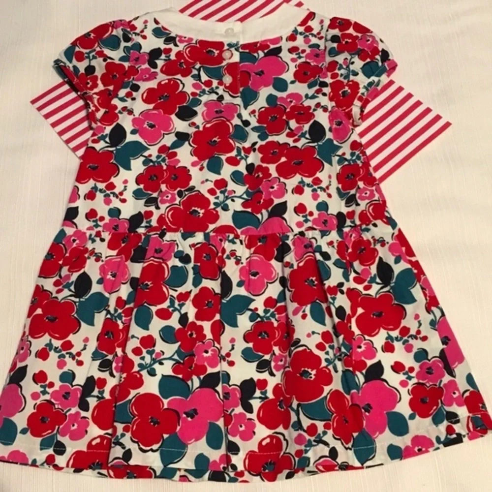 ❤️GYMBOREE gorgeous flower toddler dress NWT 18-24